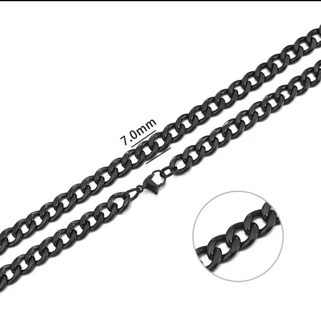 Cuban Necklace & Bracelet Set