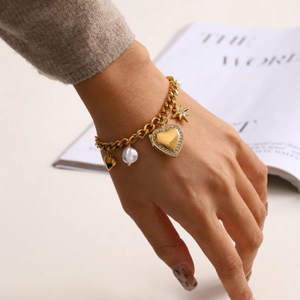 The Verity Heart Locket Bracelet