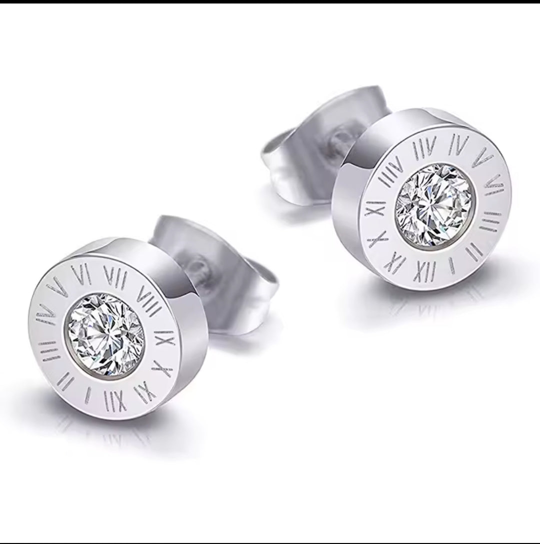 Roman Numeral Stud