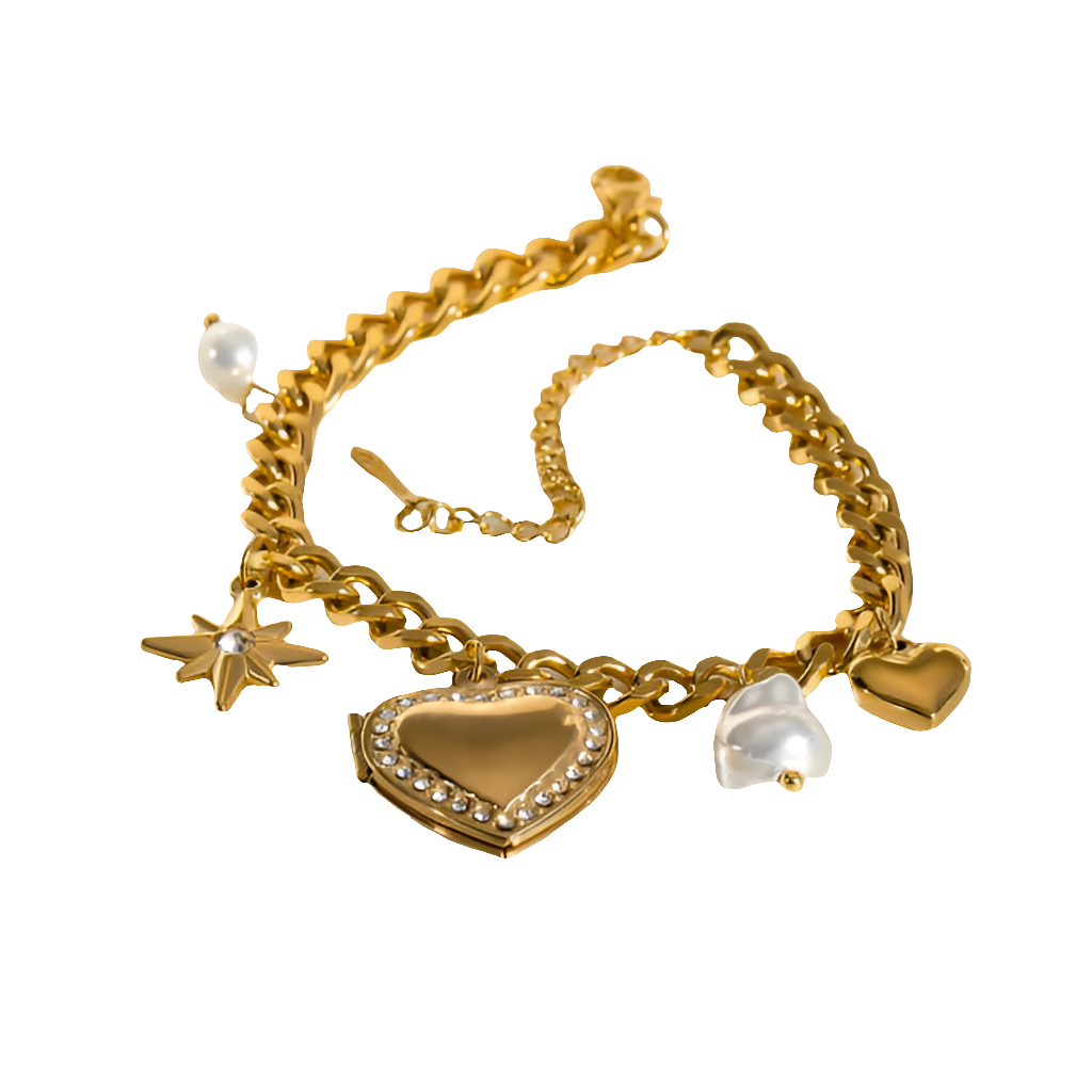 The Verity Heart Locket Bracelet