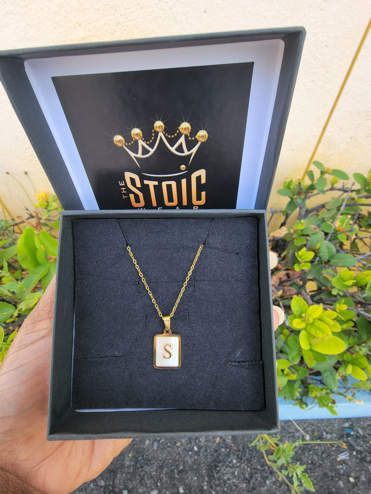 Letter Tag Initial Necklaces