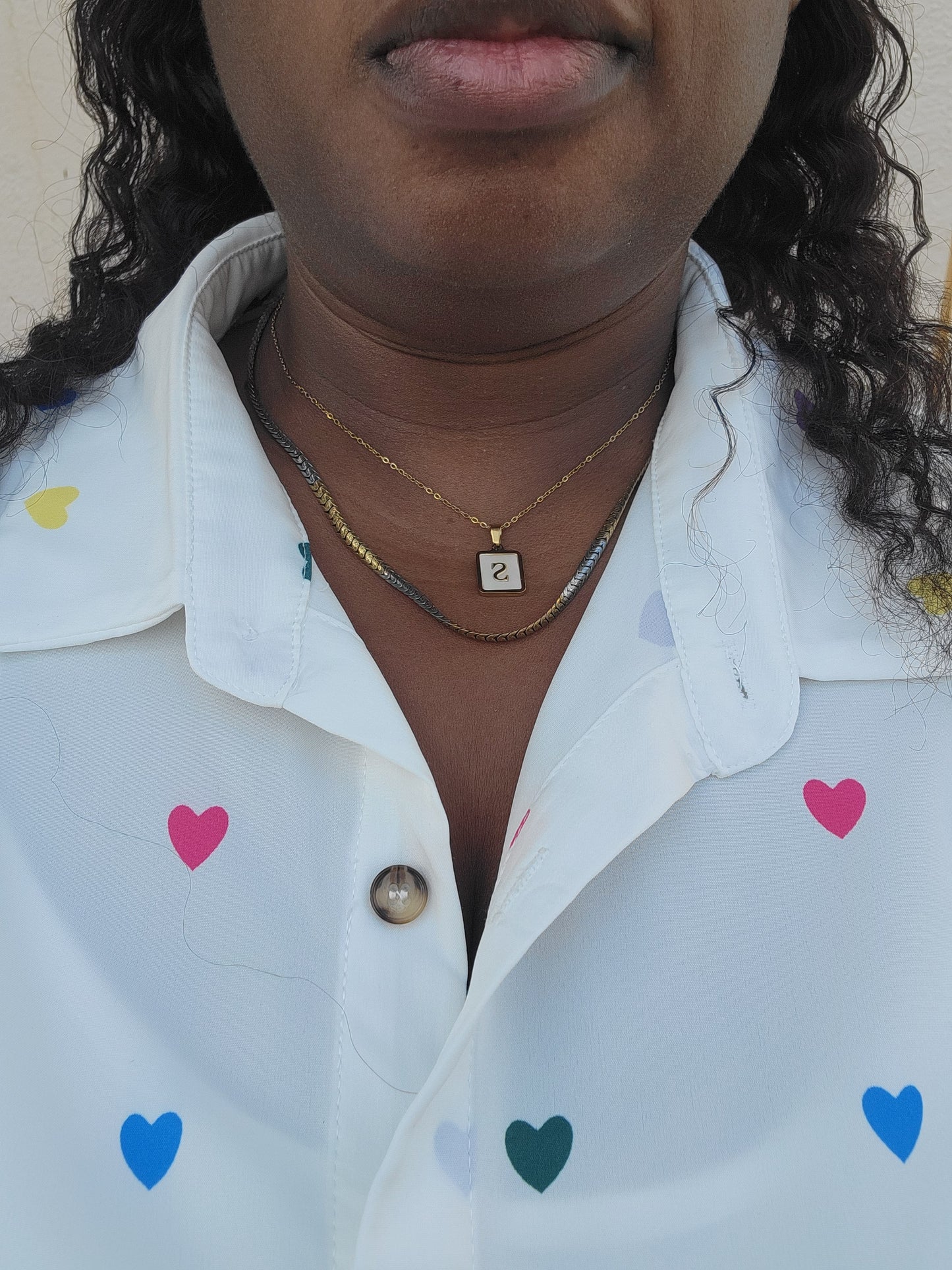 Letter Tag Initial Necklaces