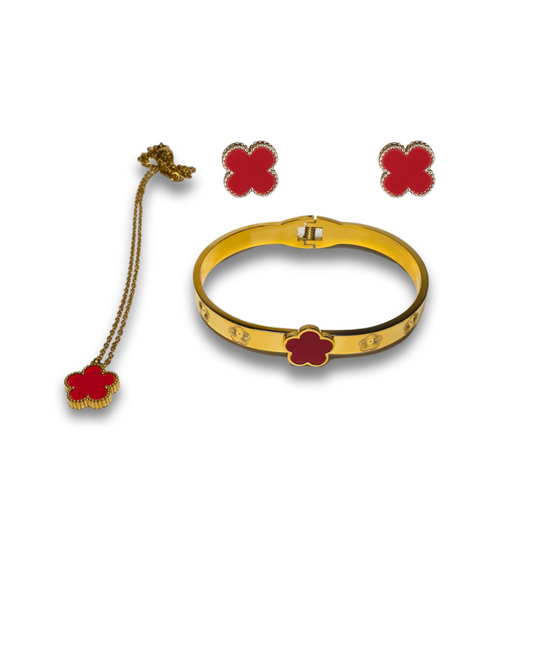 Clover Necklace & Bracelet Sets