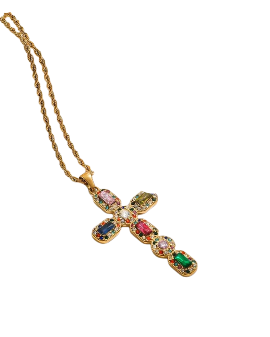 The Theodora Radiant Cross Necklace