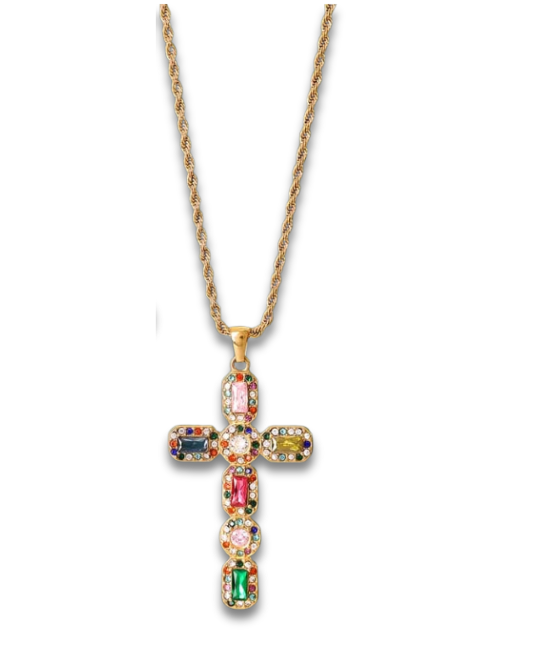 The Theodora Radiant Cross Necklace